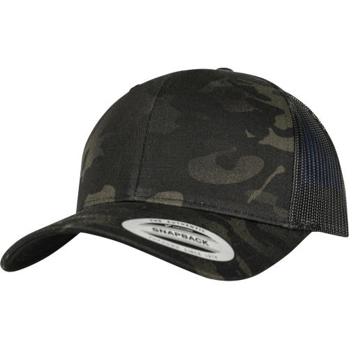 Flexfit by Yupoong Mens Retro Multicam Snapback Tracker Cap One Size