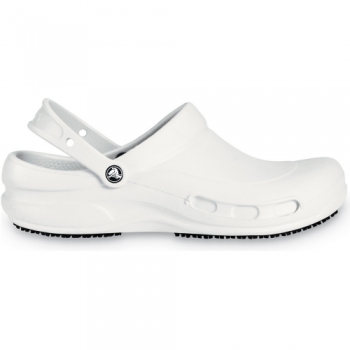 Crocs Mens Crocs Bistro Slip On Breathable Croslite Work Clog White