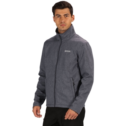 Regatta Mens Carby Water Repellent Softshell Zip Up Jacket S - Chest 37-38' (94-96.5cm)