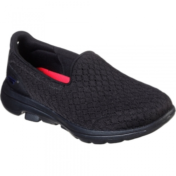 Skechers Girls Go Walk 5 Moving On Slip On School Shoes UK Size 2 (EU 35)