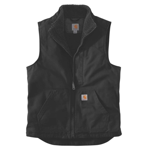 Carhartt Mens Washed Duck Soft Lined Mock Neck Vest L - Chest 40-42' (101.5-106.5cm)