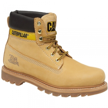 Caterpillar Mens Colorado Non Safety Lace Up Leather Boots Brown