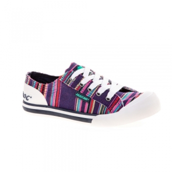 Rocket Dog Womens Jazzin Canvas Aloe Lace Up Trainers UK Size 4 (EU 37)