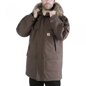 Carhartt Mens Quick Duck Sawtooth Waterproof Parka Jacket M - Chest 38-40' (97-102cm)