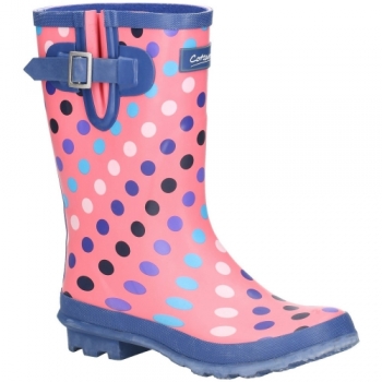 Cotswold Womens Paxford Mid Height Printed Wellington Boots UK Size 5 (EU 38)