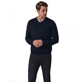 Crew Clothing Mens Merino Wool V Neck Sweater Jumper S - Chest 38-39.5'