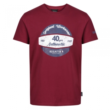 Regatta Professional Mens 40 Years Graphic T Shirt L - Chest 41-42' (104-106.5cm)