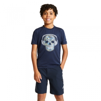 Dare 2b Boys Rightful Lightweight Wicking Graphic T Shirt 3-4 Years - Chest 55-57cm (Height 98-104cm)