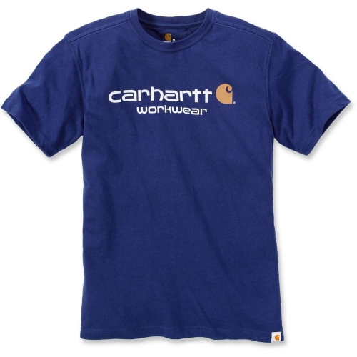 Carhartt Mens Short Sleeve Cotton Core Crew Neck Logo T-Shirt XS - Chest 30-32' (76-81cm)