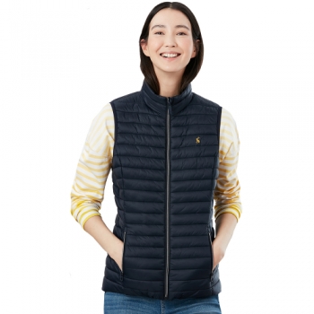 Joules Womens Snug Padded Packable Bodywarmer Gilet UK 10- Chest 35', (89cm)