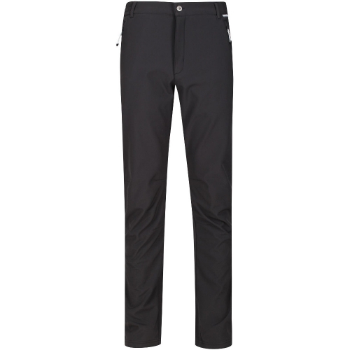 Regatta Mens Geo Softshell Water Repellant Wind Resistant Trousers 33R - Waist 33' (84cm), Inside Leg 32'