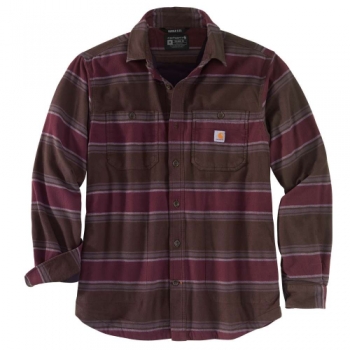 Carhartt Mens Hamilton Relaxed Fit Fleece Lined Shirt L - Chest 42-44' (107-112cm)