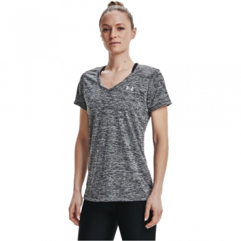 Under Armour Womens UA Tech Twist V-Neck Loose Fit T Shirt S- Bust 33.5 - 35.5', (85-80cm)