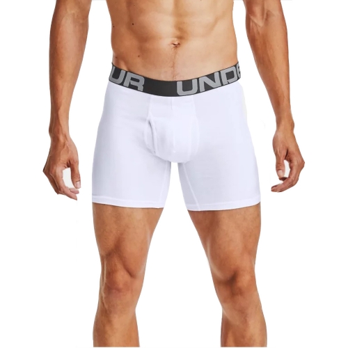 Under Armour Mens Charged Cotton 6 Boxerjock 3 Pack Boxers L- Waist 34-36', (86.4-91.4cm)