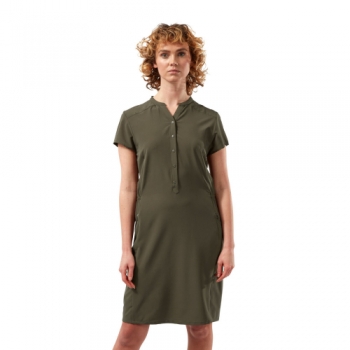 Craghoppers Womens NosiLife Pro Walking Shirt Dress 10 - Bust 34' (86cm)