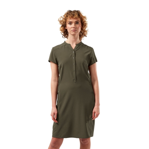 Craghoppers Womens NosiLife Pro Walking Shirt Dress 10 - Bust 34' (86cm)