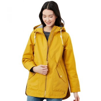 Joules Womens Shoreside Hooded Waterproof Jacket Coat UK 18- Chest 45', (114cm)