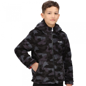 Regatta Boys Spyra Ii Reversable Lightweight Hooded Coat 9-10 Years - Chest 69-73cm (Height 135-140cm)