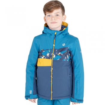 Dare 2b Boys Humour Waterproof Breathable Hooded Coat 13 Years- Chest 30-32', (76-82cm)