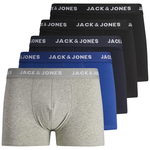 Jack & Jones Mens Jacblackfriday 5 Pack Trunks Boxer Shorts S - Waist Size 31-32' (81cm)