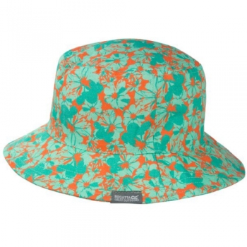 Regatta Boys & Girls Cruze II Cotton Wide Brim Summer Bucket Hat 4 Years