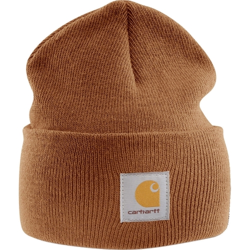 Carhartt Mens A18 Stretchable Rib Knit Acrylic Watch Beanie Hat One Size