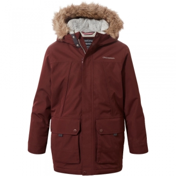 Craghoppers Boys Peyton Waterproof Parka Jacket Coat 11-12 Years - Chest 29.5-31' (75-79cm)