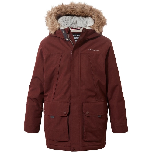 Craghoppers Boys Peyton Waterproof Parka Jacket Coat 11-12 Years - Chest 29.5-31' (75-79cm)