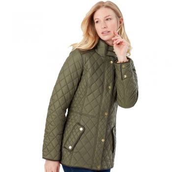 Joules Womens Newdale Quilted Jacket Coat UK 16- Bust 42', (106cm)