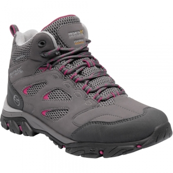 Regatta Womens/Ladies Holcombe IEP Mid Waterproof Fabric Walking Boots UK Size 3 (EU 36)