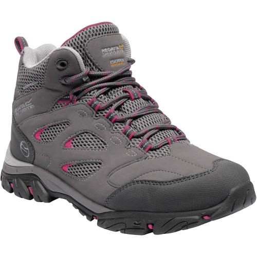 Regatta Womens/Ladies Holcombe IEP Mid Waterproof Fabric Walking Boots UK Size 4 (EU 37)