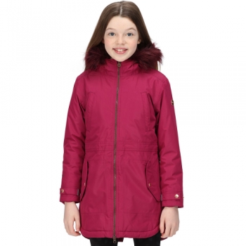 Regatta Girls Abbettina Waterproof Breathable Parka Jacket 11-12 Years - Chest 75-79cm (Height 146-152cm)