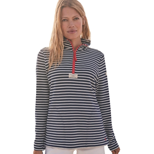 Joules Womens Pip Half Zip Turtle Neck Sweatshirt UK 10- Bust 35', (89cm)