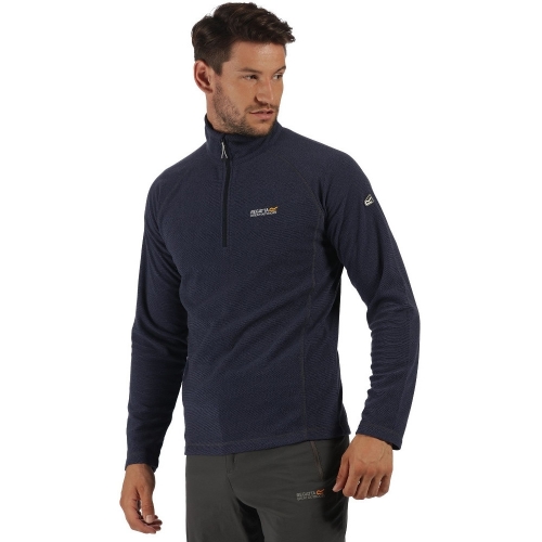 Regatta Mens Montes Lightweight Half Zip Summer Fleece Top L - Chest 41-42' (104-106.5cm)