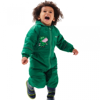 Regatta Boys Peppa Mudplay Waterproof Breathable Rain Suit 18-24 Months