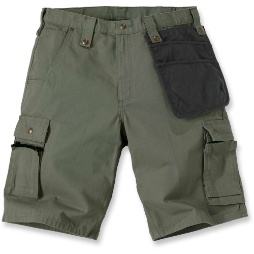 Carhartt Mens Multipocket Ripstop Nylon Lined Cargo Utility Shorts Waist 30' (76cm)