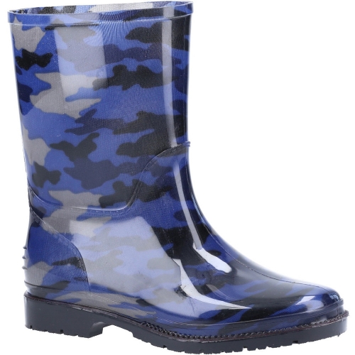 Cotswold Boys Patterned PVC Kids Childrens Welly Wellington UK Size 10 (EU 28)