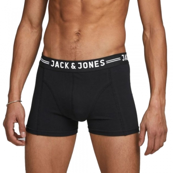 Jack & Jones Mens Sense 3 Pack Elasticated Boxer Shorts XL - Waist Size 38' (96cm)