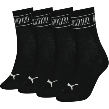 Puma Womens Promo 4 Pack Sporty Crew Socks UK Size 2.5-5