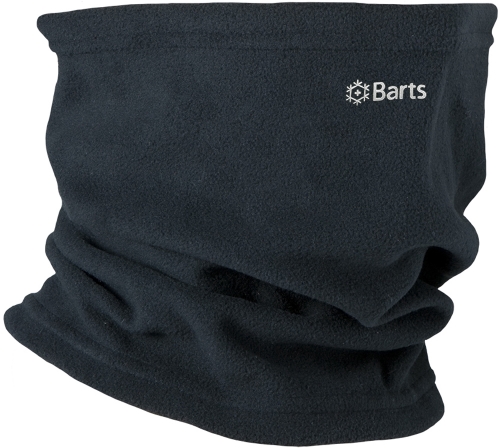 Barts Mens Ladies Polyester Fleece Col Neck Warmer Snood Black