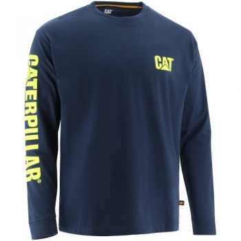 Caterpillar Mens Trademark Logo Cotton T Shirt Medium