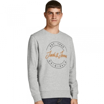 Jack & Jones Mens Jorjerry Crew Neck Sweatshirt M - Chest Size 39' (100cm)