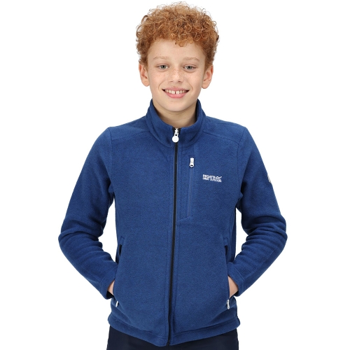 Regatta Boys Marlin Vii Full Zip Reflective Fleece Jacket 3-4 Years - Chest 55-57cm (Height 98-104cm)