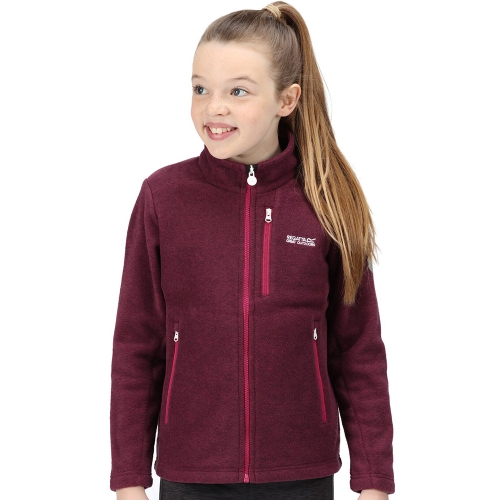 Regatta Girls Peppa Pig Full Zip Fluffy Fleece Jacket 5-6 Years - Chest 59-61cm (Height 110-116cm)