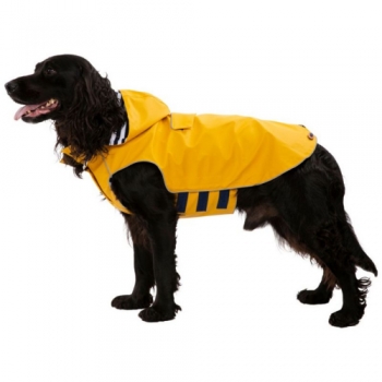 Trespass Seadog Waterproof Windproof Reflective Dog Raincoat XXS - Back 11.8', Torso 17.7', Neck 11.8'