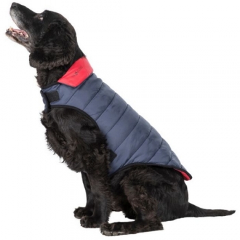 Trespass Kimmi X Reversible Lightweight Quilted Dog Jacket L - Back 21.6', Torso 35.4', Neck 19.7'