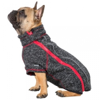 Trespass Boomer AT200 Windproof Midweight Dog Fleece Jacket XL - Back 25.6', Torso 41.3', Neck 23.6'