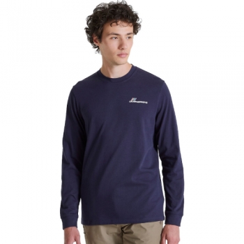 Craghoppers Mens Holmes Graphic Long Sleeve T-Shirt M - Chest 40' (102cm)