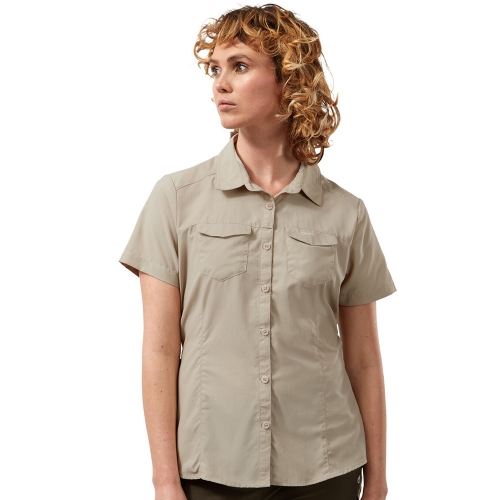 Craghoppers Womens Nosi Life Adventure Short Sleeve Shirt 20 - Bust 44' (112cm)