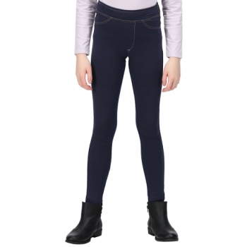 Regatta Girls Abbeline Slim Fit Leggings Trousers Jeggings 11-12 Years - Waist 146-152 cm (Height 65-66 cm)